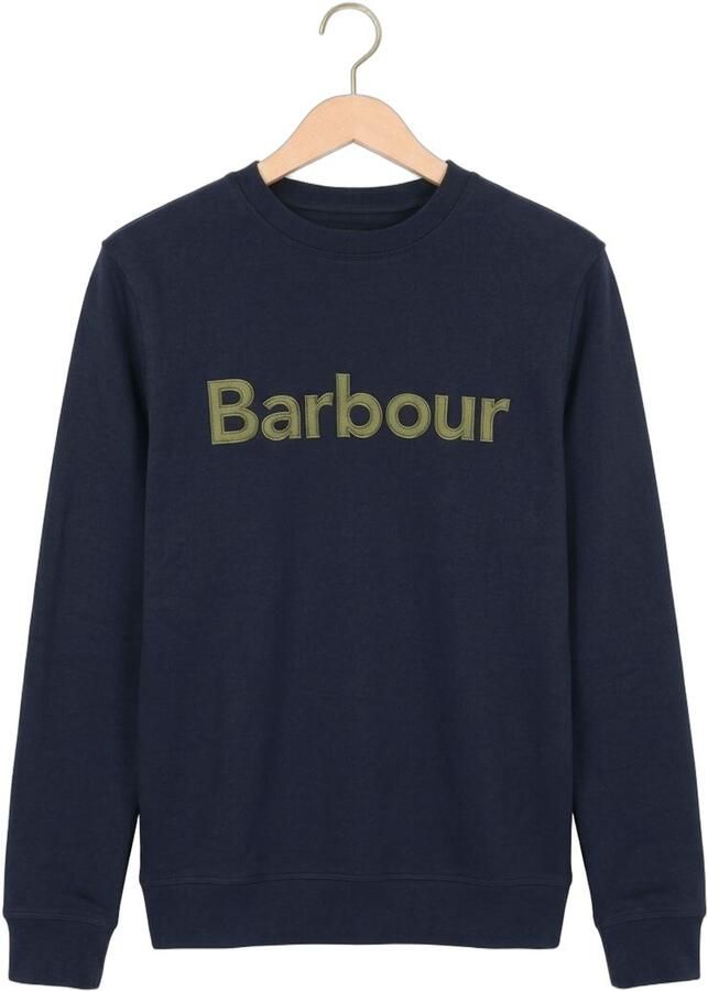 BARBOUR Heren Truien & Vesten Pique Applique Crew Donkerblauw - Foto 2