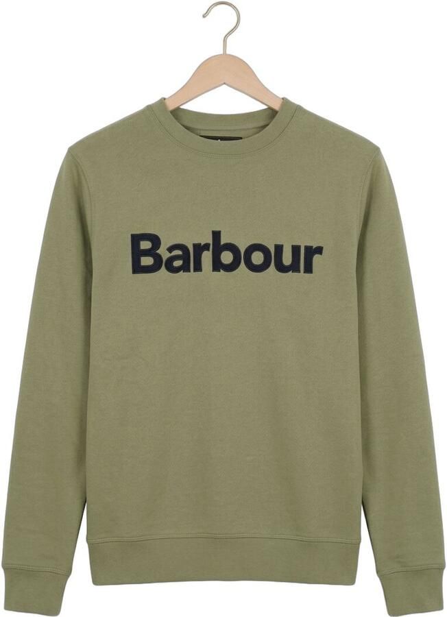 BARBOUR Heren Truien & Vesten Pique Applique Crew Olijf - Foto 2