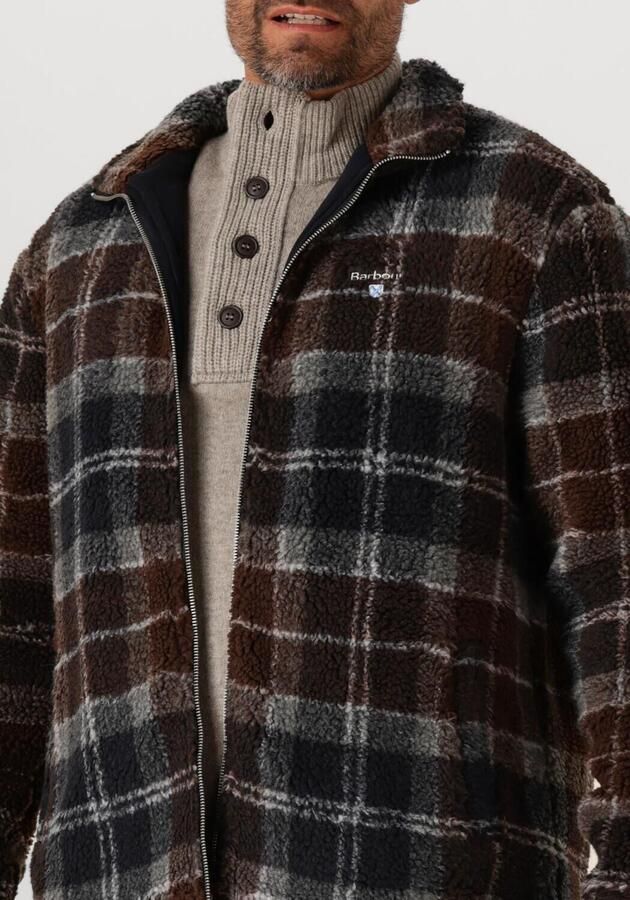 Barbour Regular fit fleecejack met opstaande kraag model 'TARTAN' - Foto 3