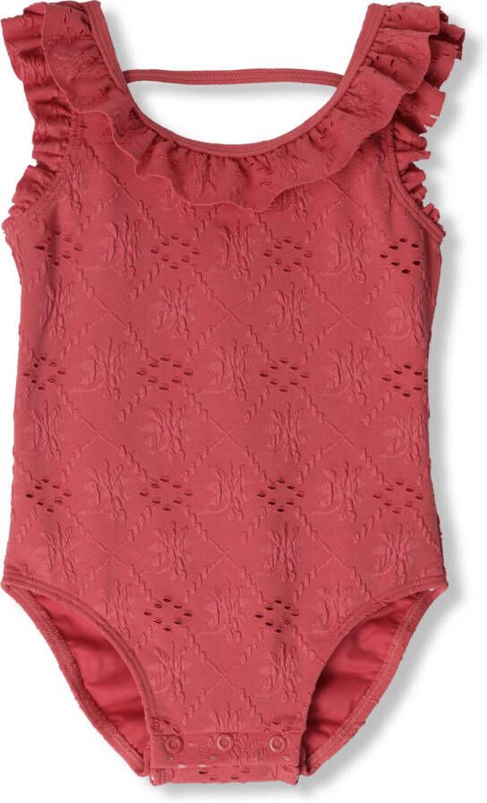 BEACHLIFE Meisjes Zwemkleding Pink Embroidery Swimsuit Rood