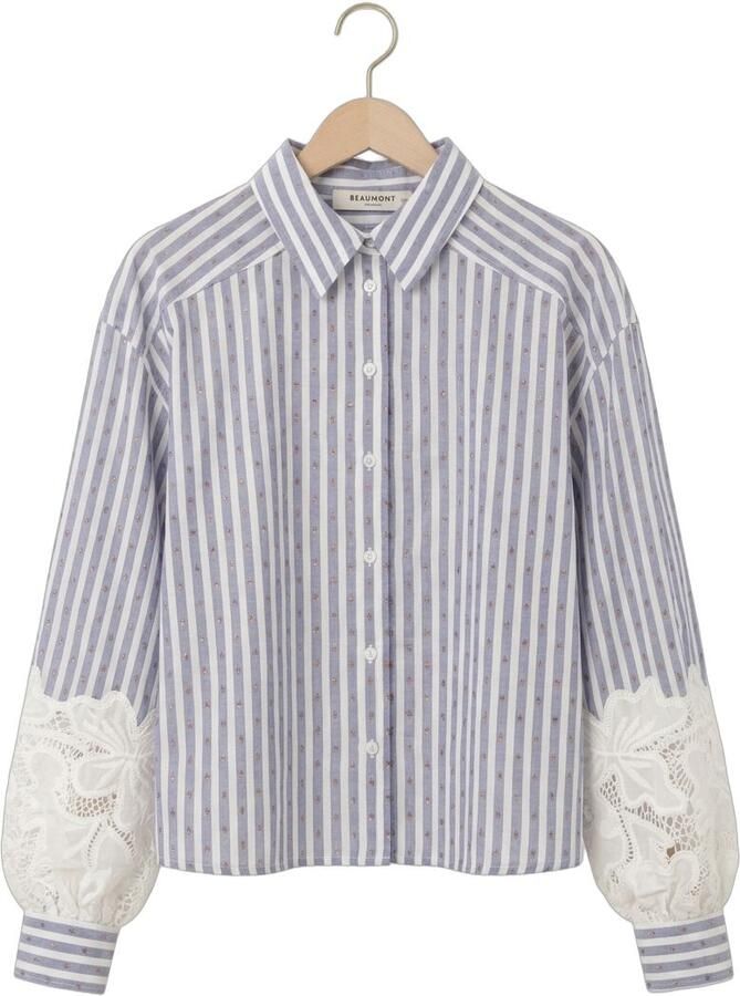 BEAUMONT Dames Blouses Amal Blouse Wit - Foto 2