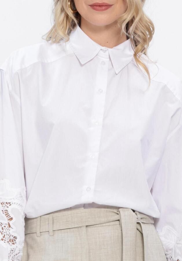BEAUMONT Dames Blouses Amal Blouse Wit - Foto 4
