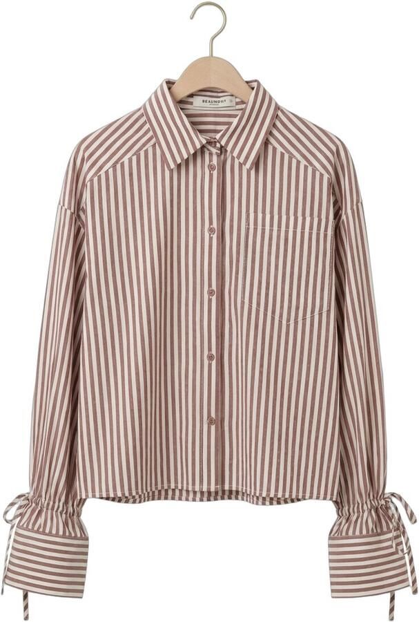 BEAUMONT Dames Blouses Bel Blouse Bruin - Foto 4