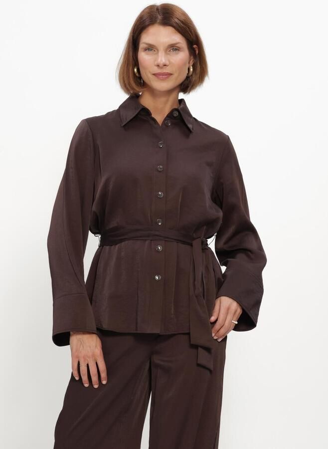 BEAUMONT Dames Blouses Sannie Blouse Bruin