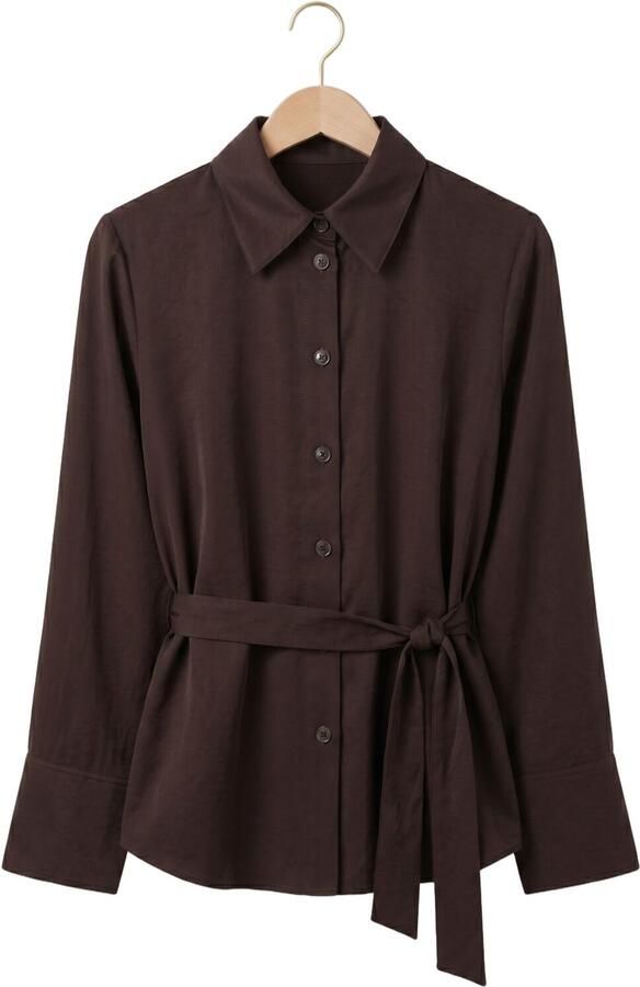 BEAUMONT Dames Blouses Sannie Blouse Bruin - Foto 4