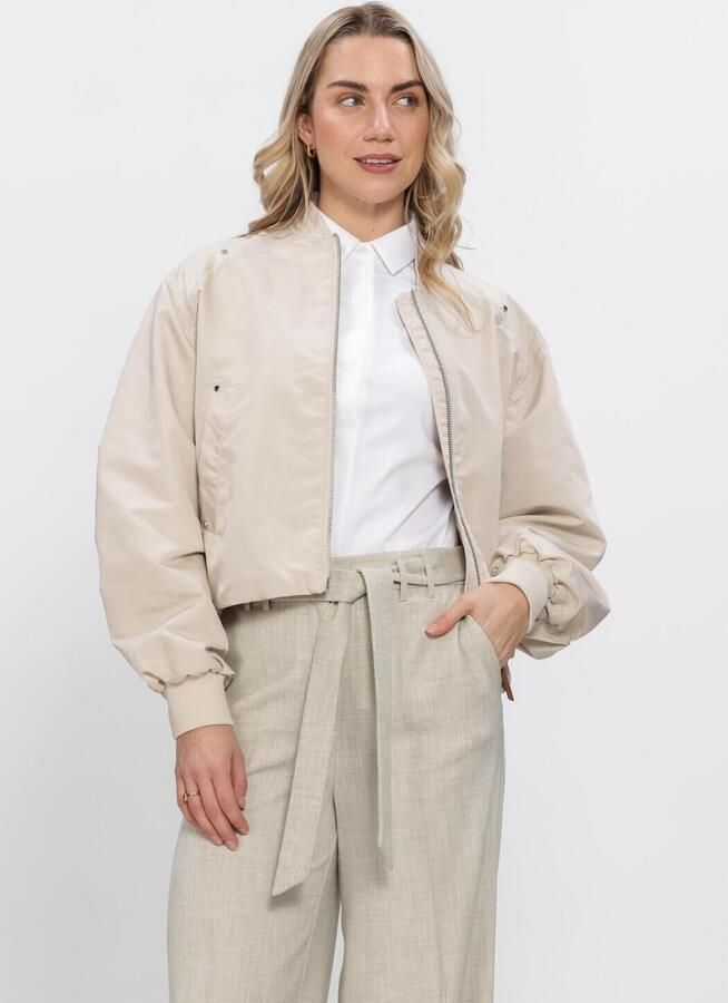 BEAUMONT Dames Jassen Danique Bomber Beige