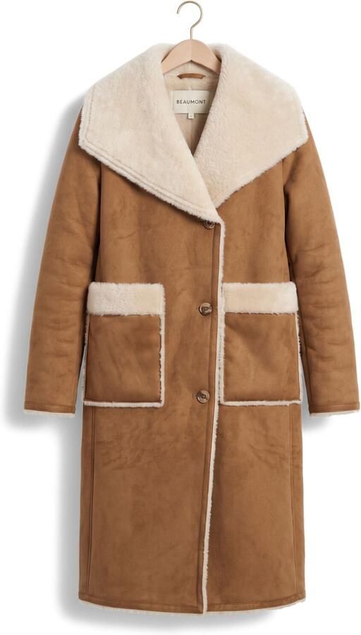 BEAUMONT Dames Jassen Elif Coat Camel - Foto 4