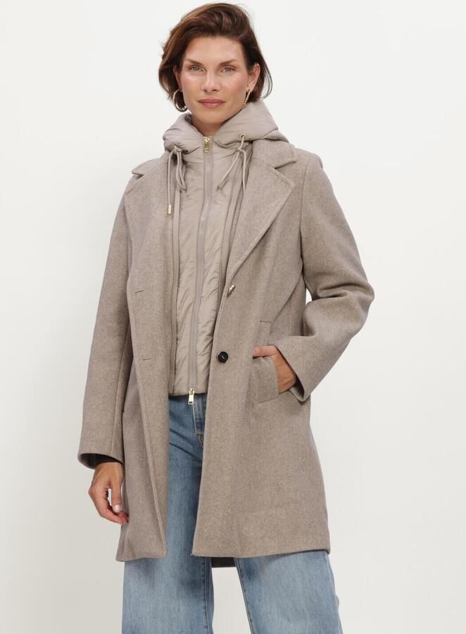 BEAUMONT Dames Jassen Elvira Coat Beige