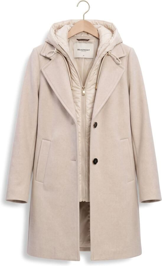 BEAUMONT Dames Jassen Elvira Coat Beige - Foto 4