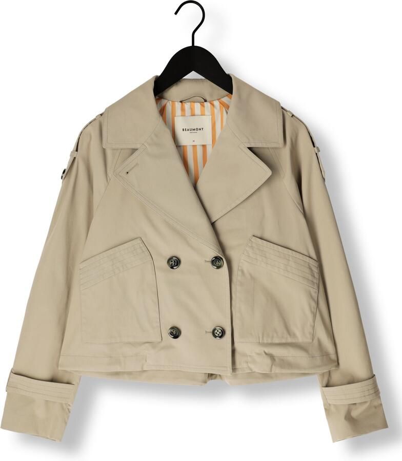 BEAUMONT Dames Jassen Gracy Short Trench Groen