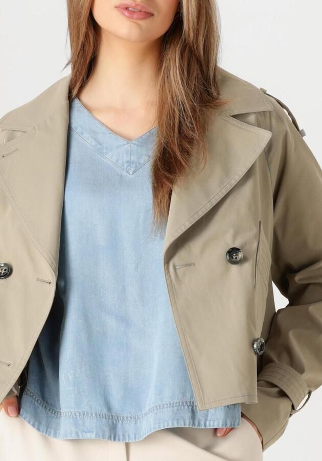 BEAUMONT Dames Jassen Gracy Short Trench Groen - Foto 2