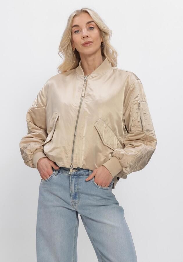 BEAUMONT Dames Jassen Hady Bomber Beige