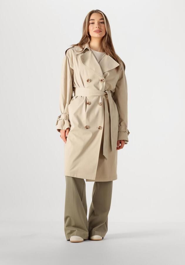 BEAUMONT Dames Jassen Maxy Trench Coat Beige - Foto 4