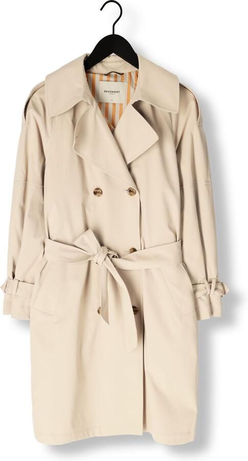 BEAUMONT Dames Jassen Maxy Trench Coat Beige - Foto 3