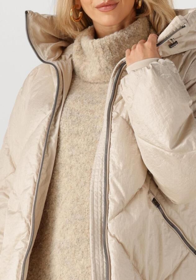 BEAUMONT Dames Jassen Nowy Puffer Jacket Creme - Foto 3