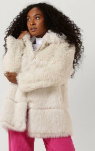 Beaumont Creme Faux Fur Jas Soft Fur Mix Jacket