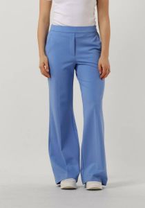 Beaumont Lichtblauwe Pantalon Pants Wide Flare Double Jersey