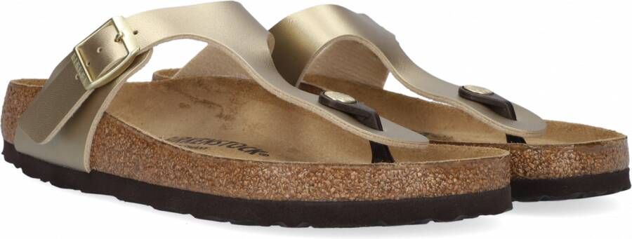 Birkenstock Gizeh BS Metallic Teenslipper Yellow Dames