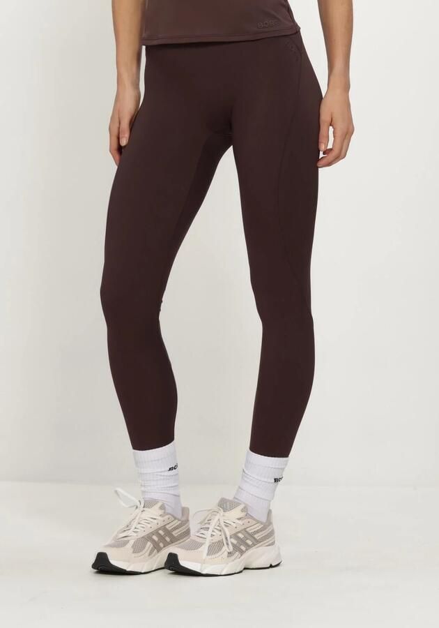 BJORN BORG Dames Broeken Borg Sleek Tights Bruin
