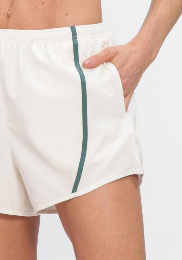 BJORN BORG Dames Broeken Borg Sports Shorts Ecru - Foto 4
