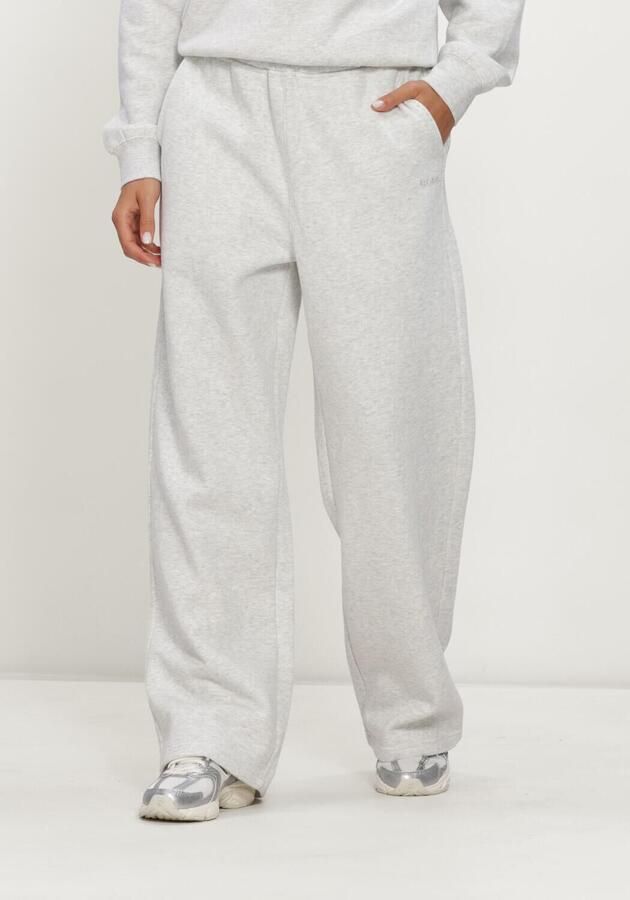 BJORN BORG Dames Broeken Studio Oversized Straight Sweatpants Lichtgrijs