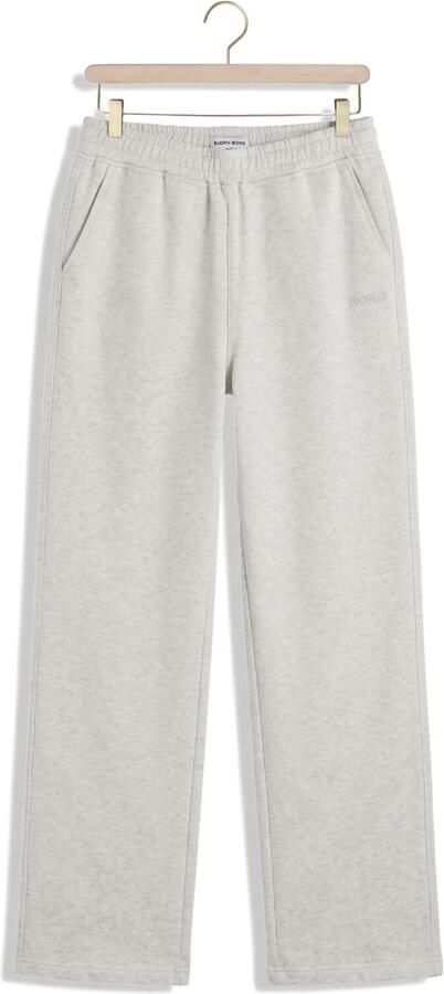BJORN BORG Dames Broeken Studio Oversized Straight Sweatpants Lichtgrijs - Foto 4