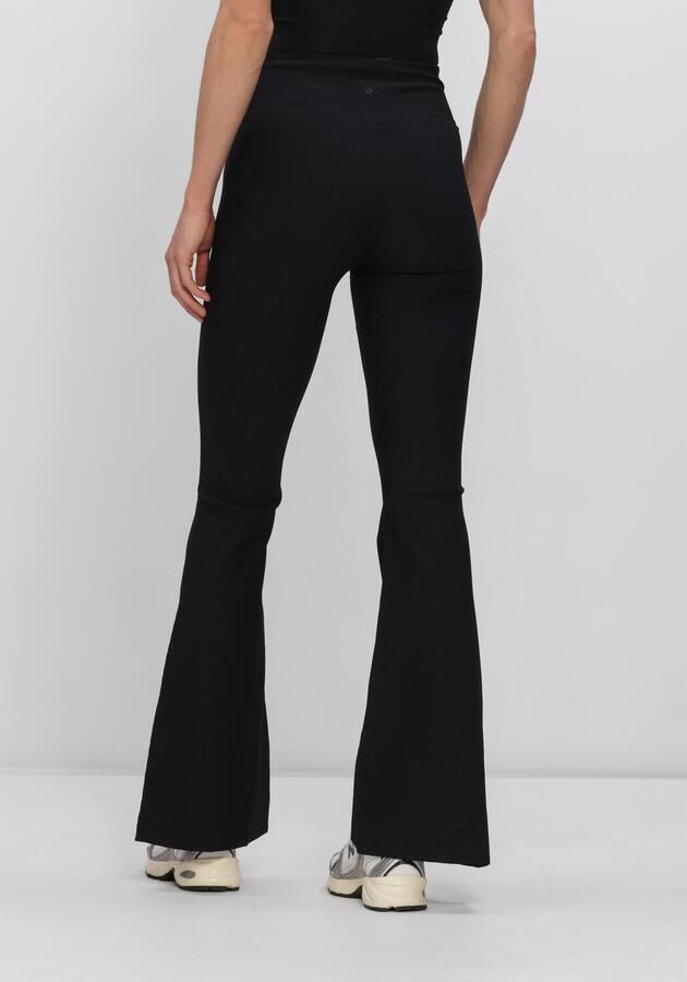 BJORN BORG Dames Broeken Studio Ribbed Flare Tights Zwart - Foto 2