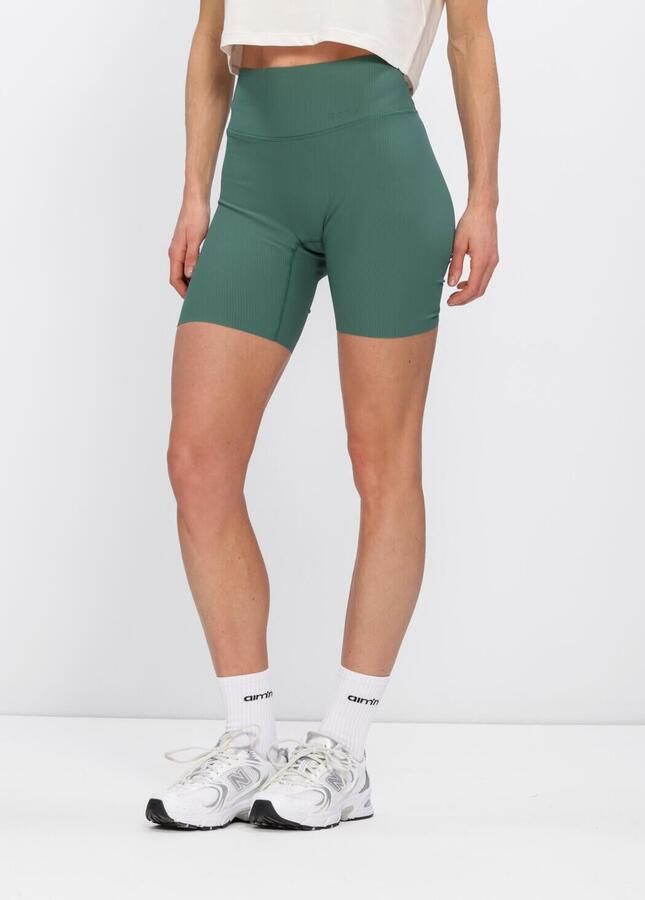 BJORN BORG Dames Broeken Studio Ribbed Shorts Groen