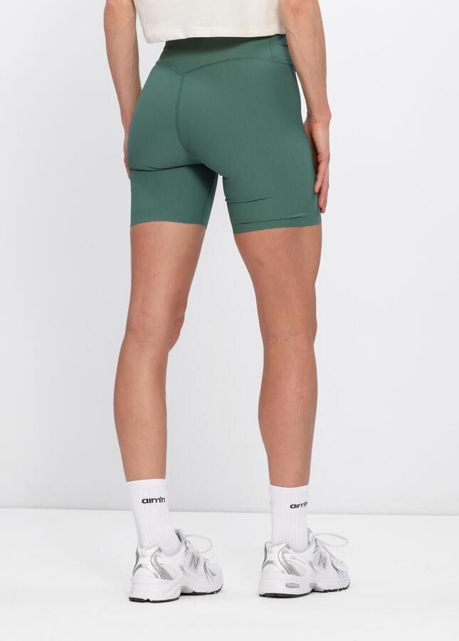 BJORN BORG Dames Broeken Studio Ribbed Shorts Groen - Foto 2