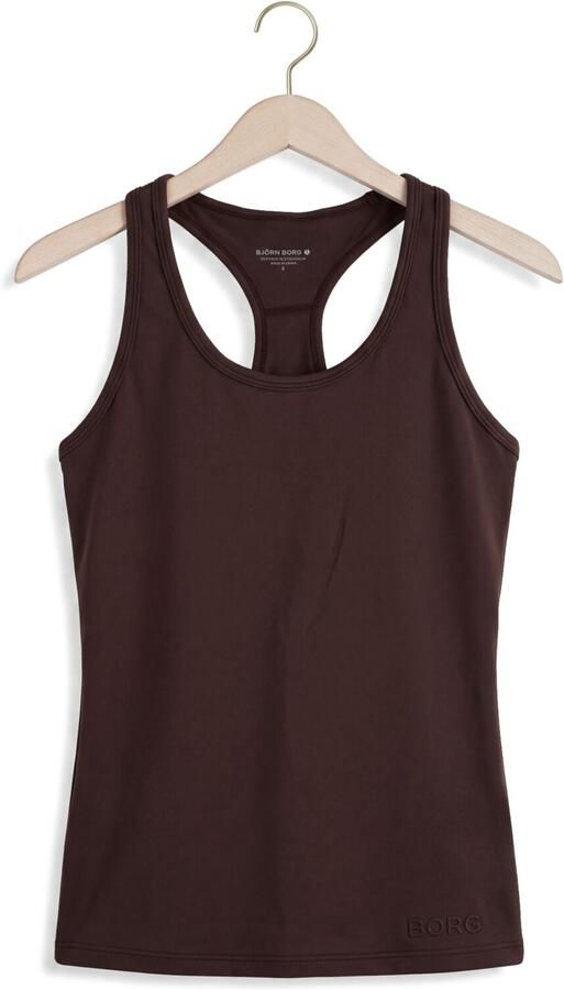 BJORN BORG Dames Tops & T-shirts Borg Soft Racerback Tank Top Bruin - Foto 4