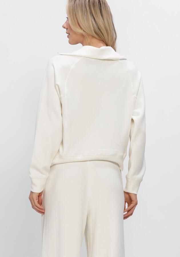 BJORN BORG Dames Truien & Vesten Studio Soft Halfzip Sweatshirt Gebroken Wit - Foto 3