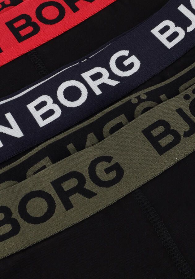 BJORN BORG Heren Boxershorts Cotton Stretch Boxer 3p Multi - Foto 2