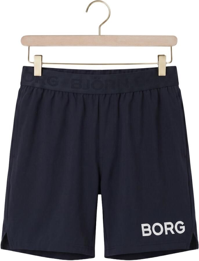 BJORN BORG Heren Broeken Borg 6 Shorts Donkerblauw - Foto 2