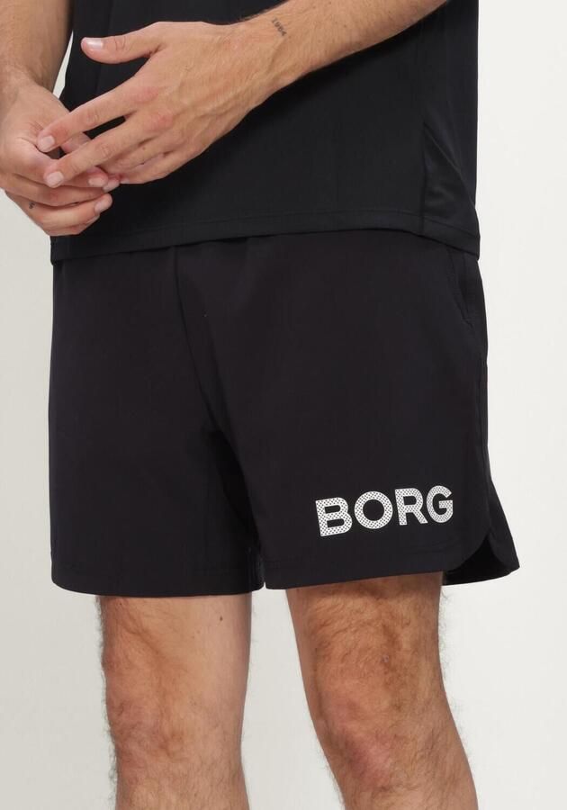 BJORN BORG Heren Broeken Borg 6 Shorts Zwart - Foto 4