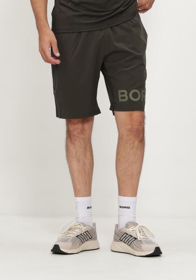 BJORN BORG Heren Broeken Borg 9 Shorts Khaki