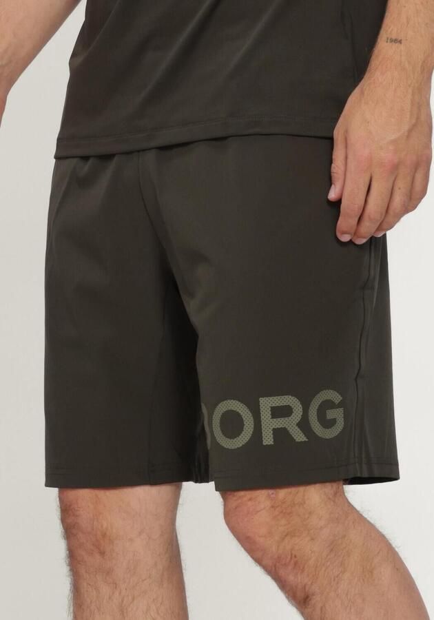 BJORN BORG Heren Broeken Borg 9 Shorts Khaki - Foto 4