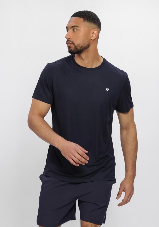 BJORN BORG Heren Polo's & T-shirts Ace Light T-shirt Donkerblauw