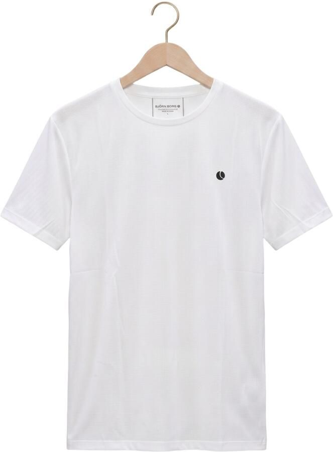 BJORN BORG Heren Polo's & T-shirts Ace Light T-shirt Wit - Foto 2