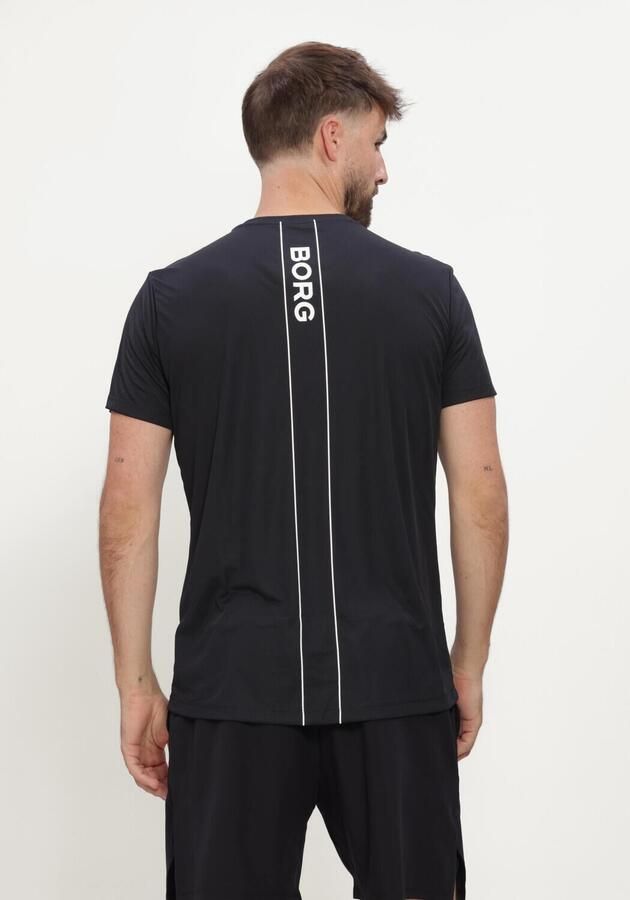 BJORN BORG Heren Polo's & T-shirts Ace Light T-shirt Zwart