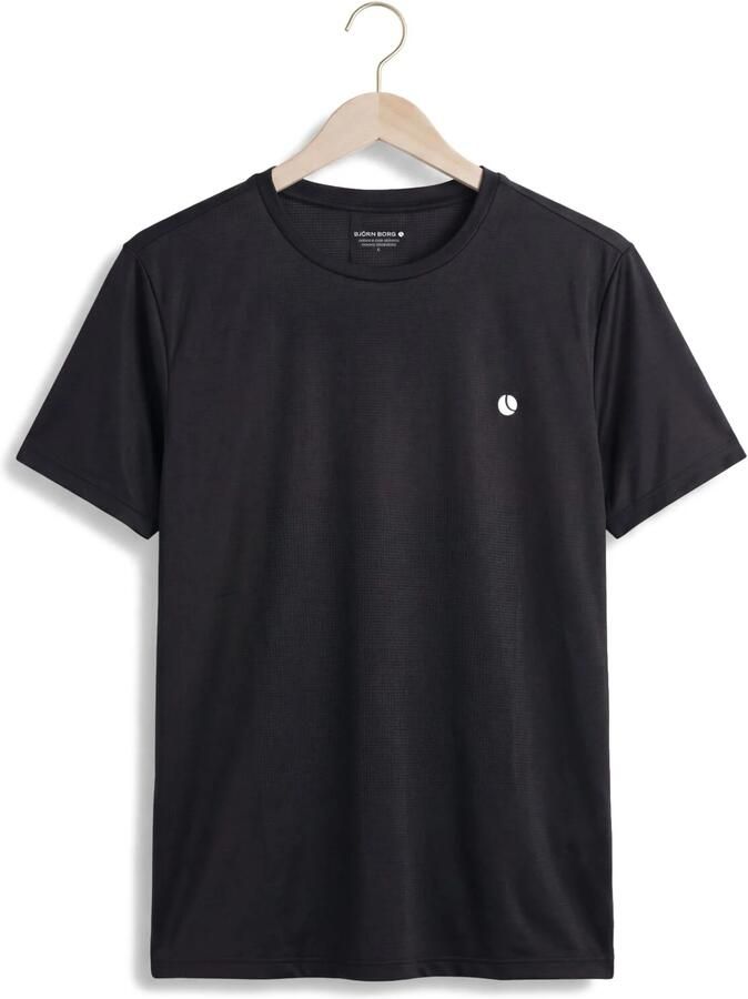 BJORN BORG Heren Polo's & T-shirts Ace Light T-shirt Zwart - Foto 2