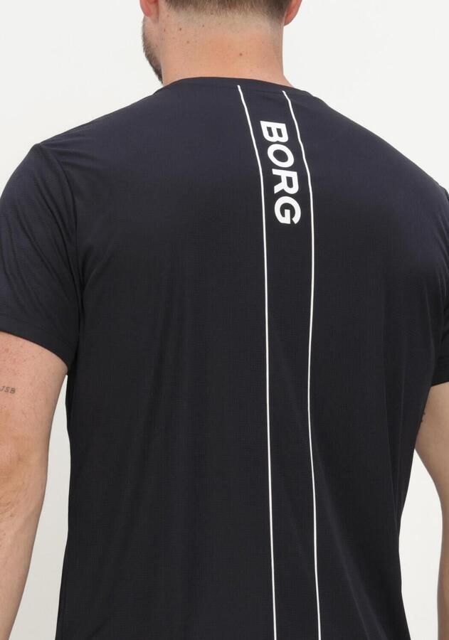 BJORN BORG Heren Polo's & T-shirts Ace Light T-shirt Zwart - Foto 4