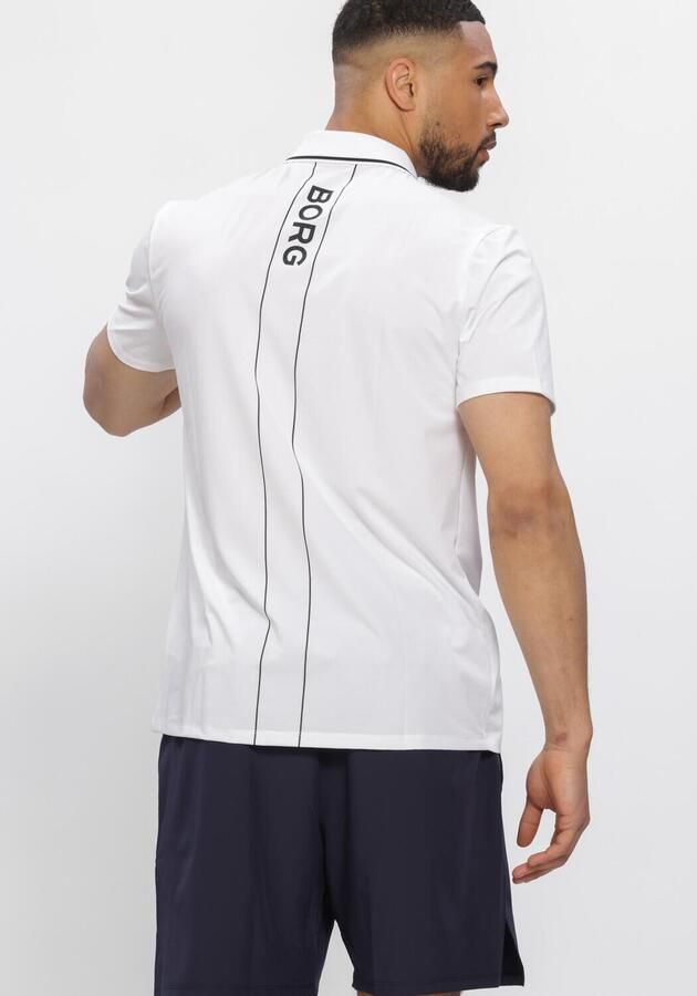 BJORN BORG Heren Polo's & T-shirts Ace Polo Shirt Wit - Foto 3