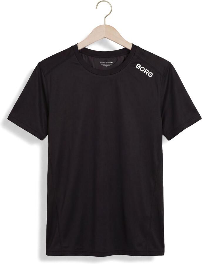 BJORN BORG Heren Polo's & T-shirts Borg Athletic T-shirt Zwart - Foto 2