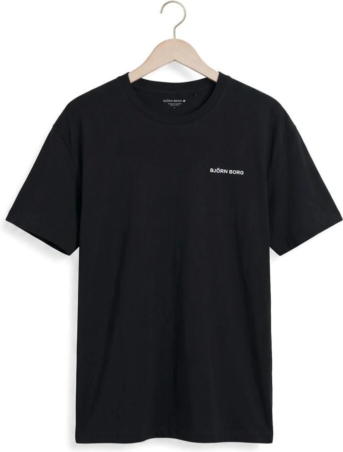 BJORN BORG Heren Polo's & T-shirts Borg Gym Oversized T-shirt Zwart - Foto 2