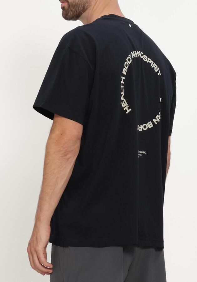 BJORN BORG Heren Polo's & T-shirts Borg Gym Oversized T-shirt Zwart - Foto 4