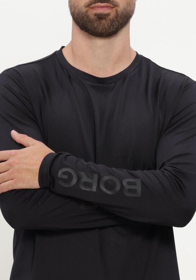 BJORN BORG Heren Polo's & T-shirts Borg Long Sleeve T-shirt Zwart - Foto 3