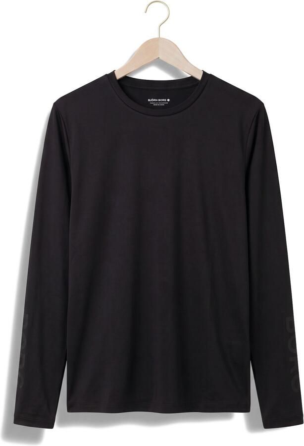 BJORN BORG Heren Polo's & T-shirts Borg Long Sleeve T-shirt Zwart - Foto 4