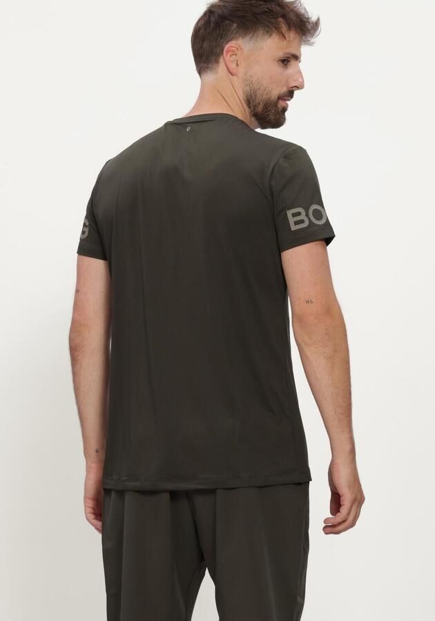 BJORN BORG Heren Polo's & T-shirts Borg T-shirt Khaki - Foto 3