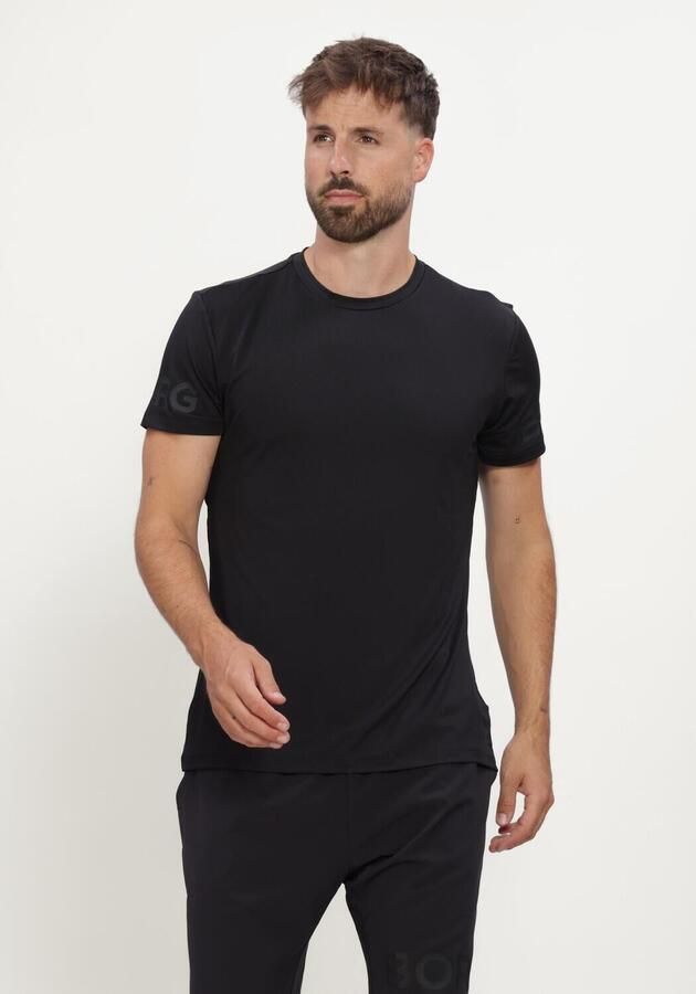 BJORN BORG Heren Polo's & T-shirts Borg T-shirt Zwart