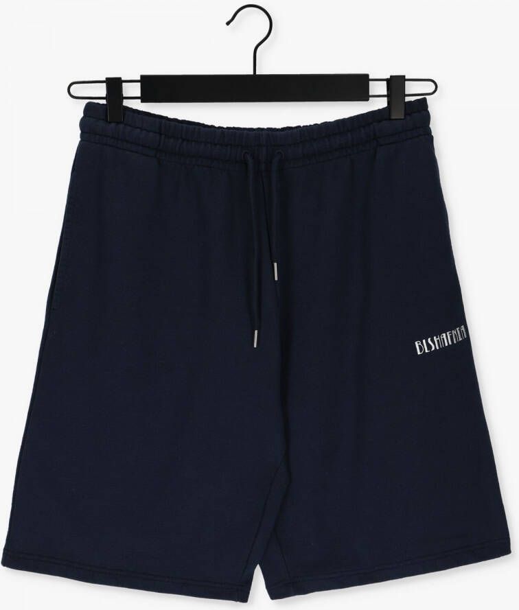 BLS HAFNIA Heren Broeken Mini Casablanca Shorts Donkerblauw